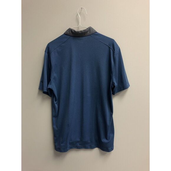 Southern Wesleyan Univ Nike Golf Tour Performance Dri FIt medium‎ Blue/chambray - Picture 3 of 3